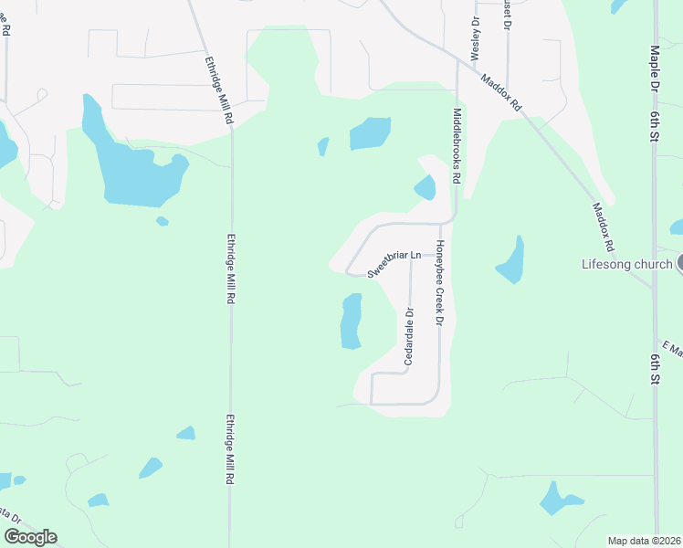 map of restaurants, bars, coffee shops, grocery stores, and more near 1736 Honeybee Creek Drive in Griffin
