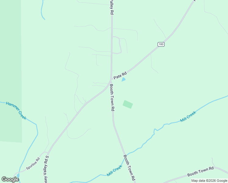 map of restaurants, bars, coffee shops, grocery stores, and more near 16971 Booth Town Road in Buhl