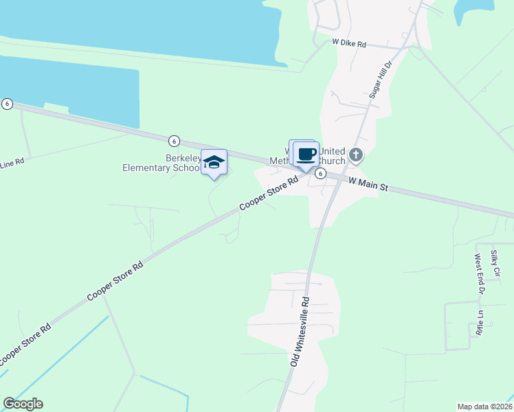 map of restaurants, bars, coffee shops, grocery stores, and more near 108 Cooper Store Road in Moncks Corner