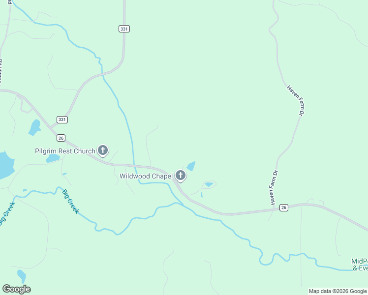 map of restaurants, bars, coffee shops, grocery stores, and more near 8085 County Road 26 in Columbiana