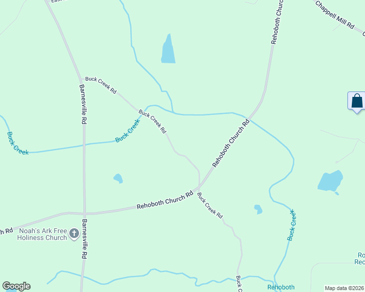 map of restaurants, bars, coffee shops, grocery stores, and more near 431 Buck Creek Road in Griffin