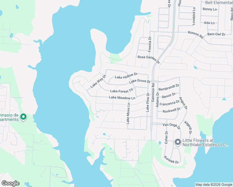 map of restaurants, bars, coffee shops, grocery stores, and more near 900 Lake Forest Trail in Little Elm