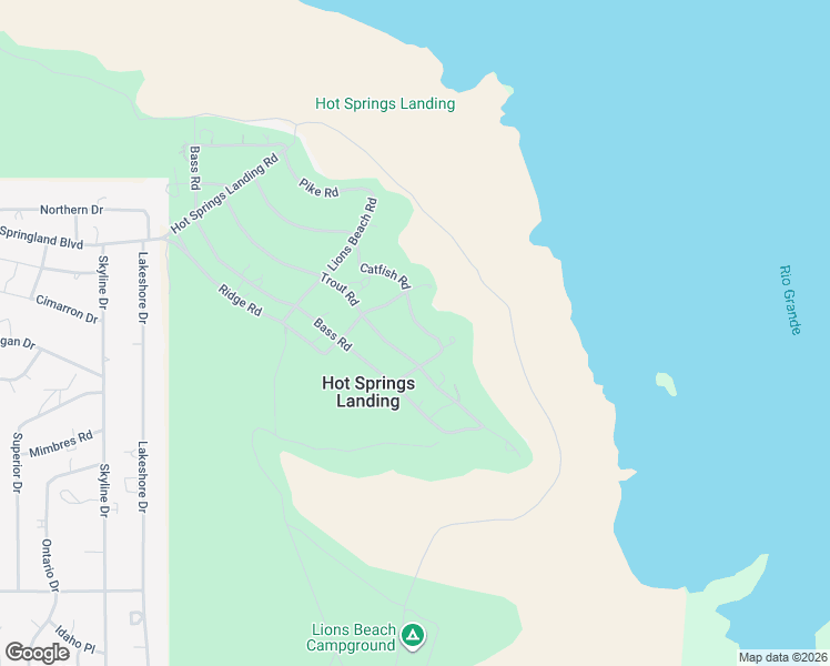 map of restaurants, bars, coffee shops, grocery stores, and more near 304 Catfish Road in Elephant Butte