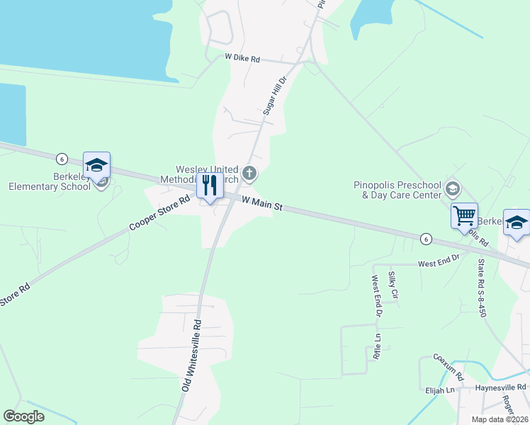 map of restaurants, bars, coffee shops, grocery stores, and more near in 