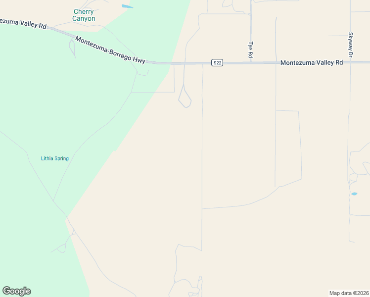 map of restaurants, bars, coffee shops, grocery stores, and more near 36748 Parrot Mountain Road in Ranchita