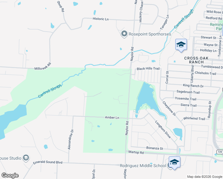 map of restaurants, bars, coffee shops, grocery stores, and more near 950 Naylor Road in Cross Roads
