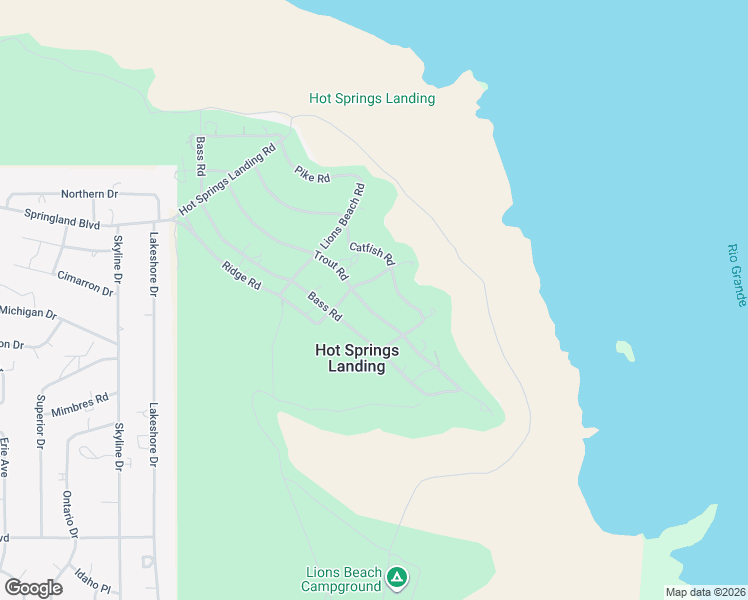 map of restaurants, bars, coffee shops, grocery stores, and more near 304-312 Catfish Road in Elephant Butte