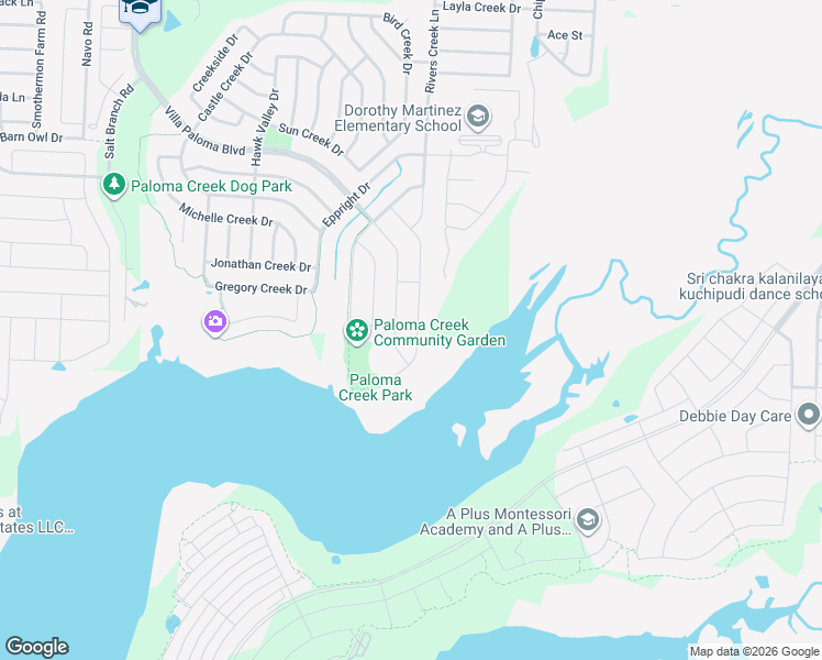 map of restaurants, bars, coffee shops, grocery stores, and more near 1925 Megan Creek Drive in Little Elm
