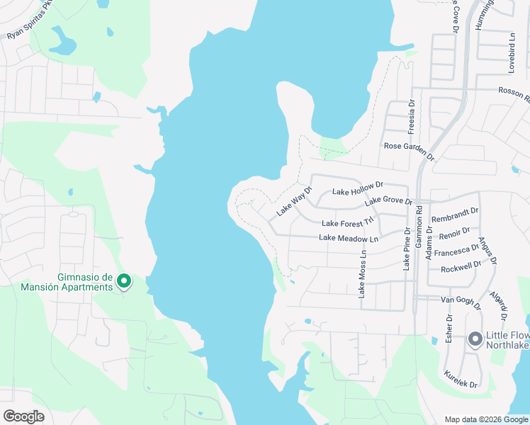map of restaurants, bars, coffee shops, grocery stores, and more near 600 Lake Point Drive in Little Elm
