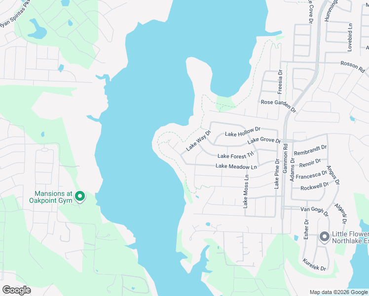 map of restaurants, bars, coffee shops, grocery stores, and more near 600 Lake Point Drive in Little Elm