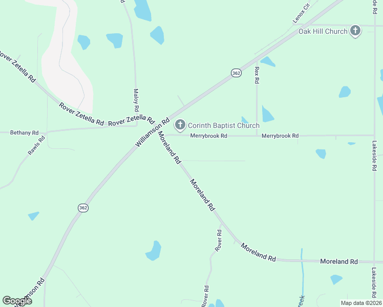 map of restaurants, bars, coffee shops, grocery stores, and more near 150 Merrybrook Road in Williamson