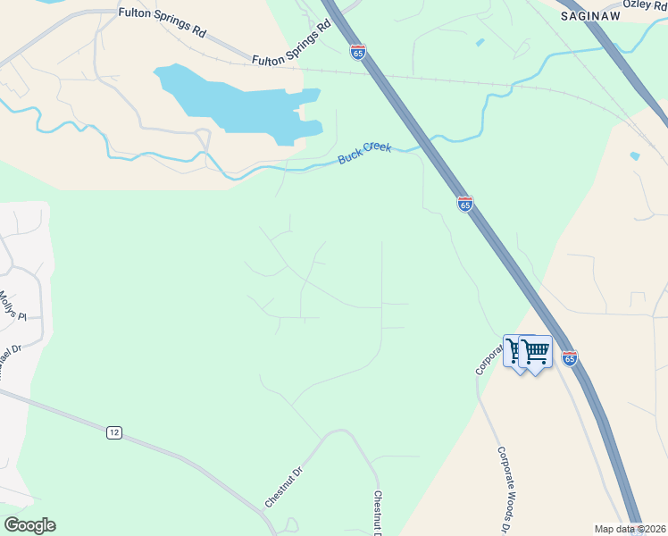 map of restaurants, bars, coffee shops, grocery stores, and more near 108 Forest Hills Terrace in Alabaster