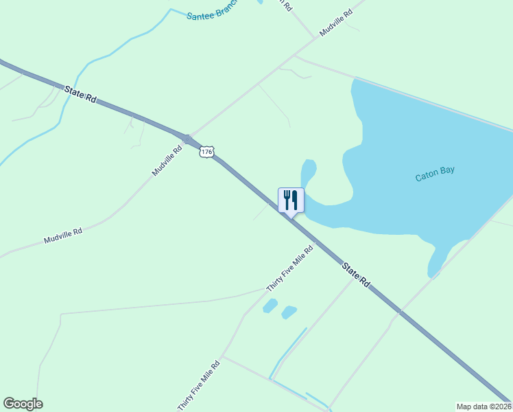 map of restaurants, bars, coffee shops, grocery stores, and more near 3859 State Road in Ridgeville