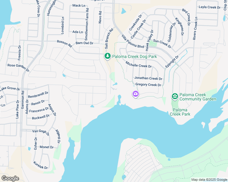 map of restaurants, bars, coffee shops, grocery stores, and more near 1339 Salt Branch Road in Little Elm