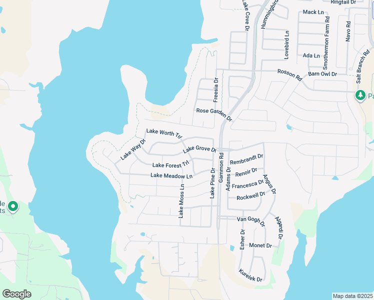 map of restaurants, bars, coffee shops, grocery stores, and more near 1005 Lake Grove Drive in Little Elm