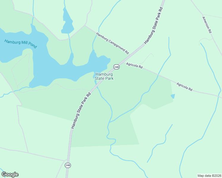 map of restaurants, bars, coffee shops, grocery stores, and more near 4982 Hamburg State Park Road in Mitchell