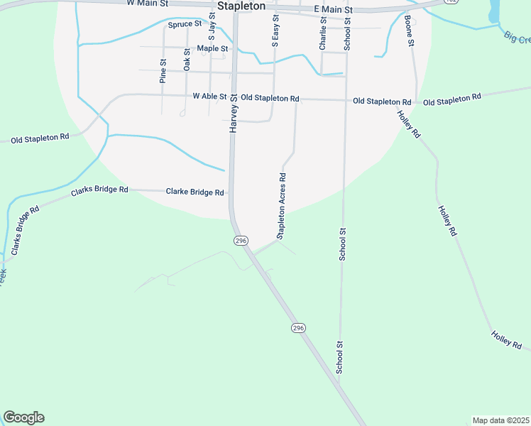map of restaurants, bars, coffee shops, grocery stores, and more near 1458 Stapleton Acres Road in Stapleton