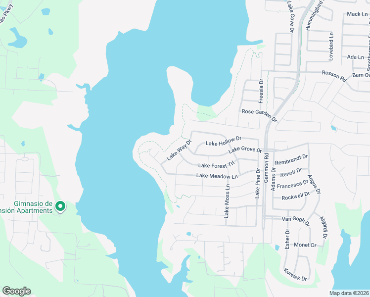 map of restaurants, bars, coffee shops, grocery stores, and more near 1632 Lake Way Drive in Little Elm