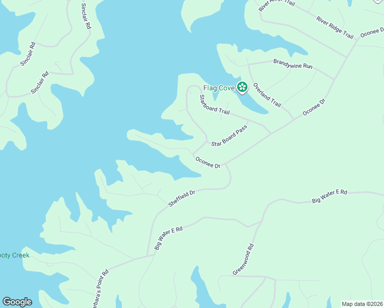 map of restaurants, bars, coffee shops, grocery stores, and more near 258 Oconee Drive in Sparta