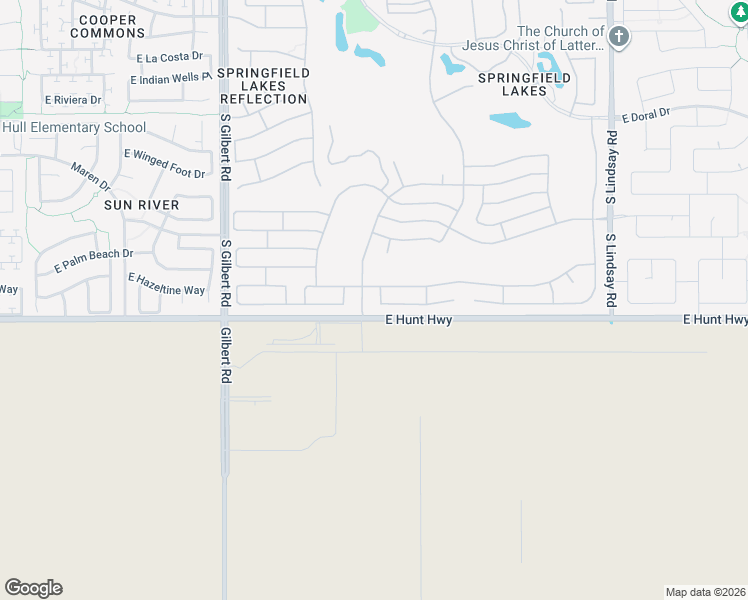map of restaurants, bars, coffee shops, grocery stores, and more near 6963 South Santa Rita Way in Chandler
