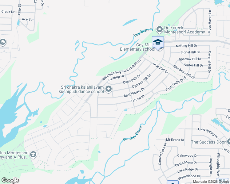 map of restaurants, bars, coffee shops, grocery stores, and more near 1017 Cypress Hill Drive in Little Elm