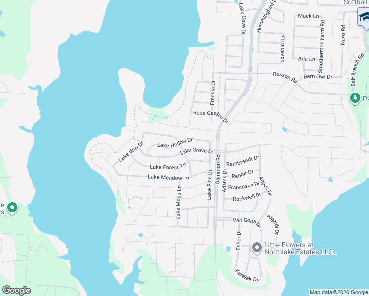 map of restaurants, bars, coffee shops, grocery stores, and more near 1001 Lake Grove Drive in Little Elm