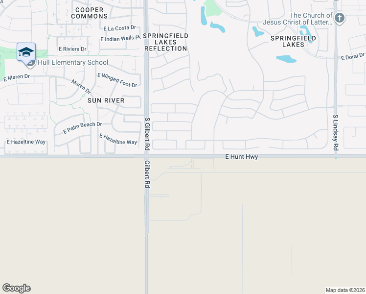 map of restaurants, bars, coffee shops, grocery stores, and more near 6960 South Four Peaks Way in Chandler