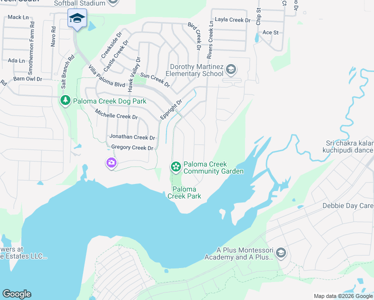 map of restaurants, bars, coffee shops, grocery stores, and more near 1825 Christopher Creek Drive in Little Elm