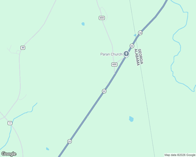 map of restaurants, bars, coffee shops, grocery stores, and more near 69935 Alabama 22 in Roanoke