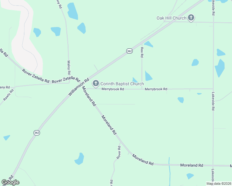 map of restaurants, bars, coffee shops, grocery stores, and more near 162 Merrybrook Road in Williamson