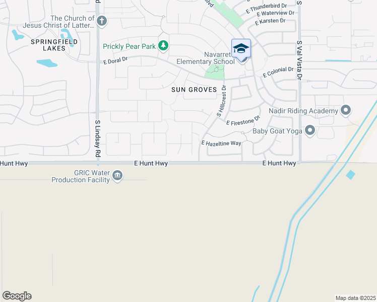 map of restaurants, bars, coffee shops, grocery stores, and more near 6950 South Turquoise Place in Chandler