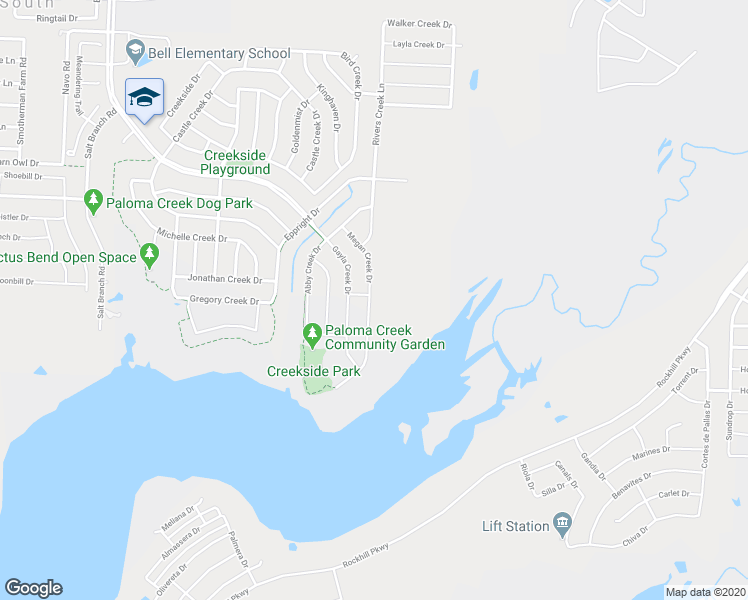 map of restaurants, bars, coffee shops, grocery stores, and more near 1925 Megan Creek Drive in Little Elm