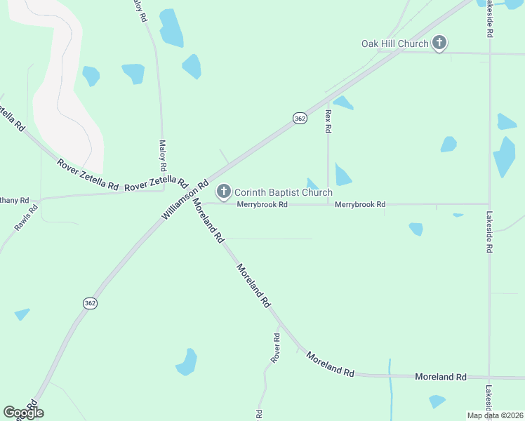 map of restaurants, bars, coffee shops, grocery stores, and more near 162 Merrybrook Road in Williamson