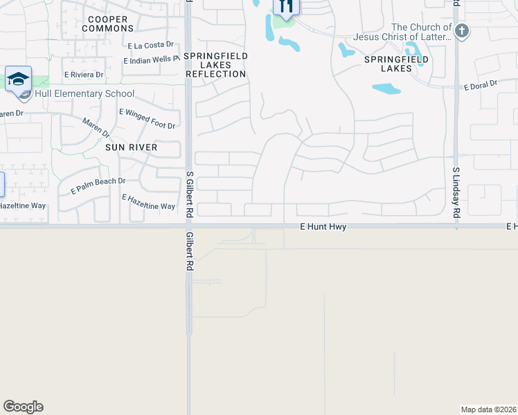 map of restaurants, bars, coffee shops, grocery stores, and more near 3210 East Gleneagle Drive in Chandler
