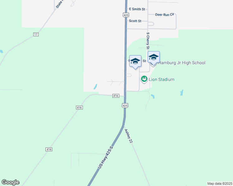 map of restaurants, bars, coffee shops, grocery stores, and more near 124 Ashley Road 416 in Hamburg