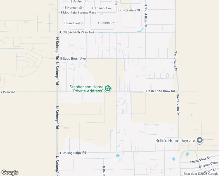 map of restaurants, bars, coffee shops, grocery stores, and more near 4343 East Hash Knife Draw Road in Queen Creek