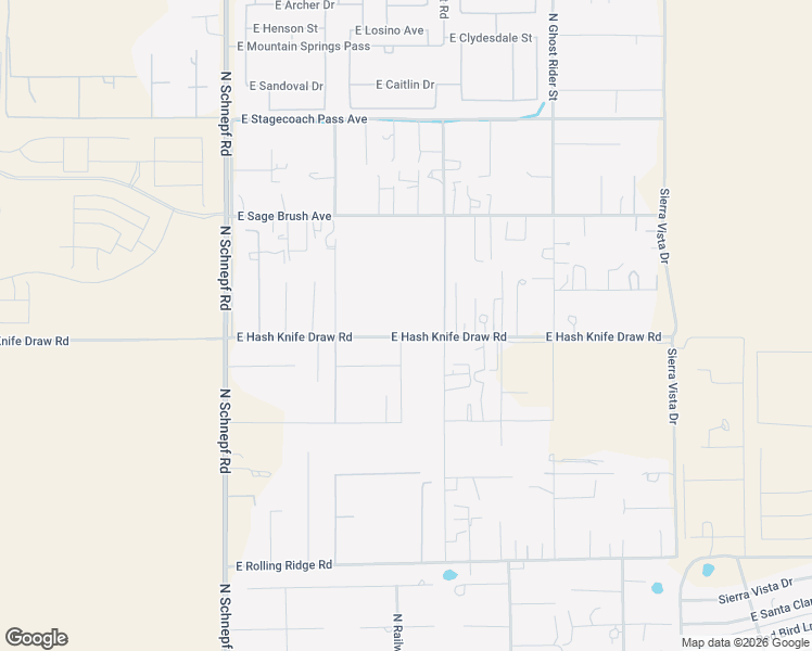 map of restaurants, bars, coffee shops, grocery stores, and more near 4072 East Hash Knife Draw Road in San Tan Valley