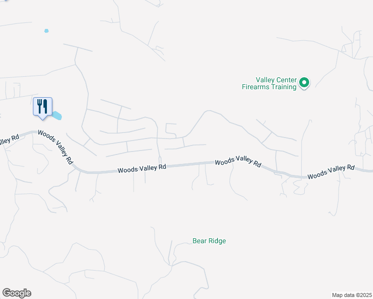 map of restaurants, bars, coffee shops, grocery stores, and more near 14535 Cypress Point Tr in Valley Center