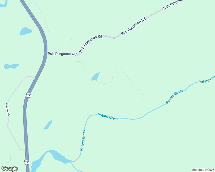 map of restaurants, bars, coffee shops, grocery stores, and more near 212 Bob Purgason Road in Hogansville