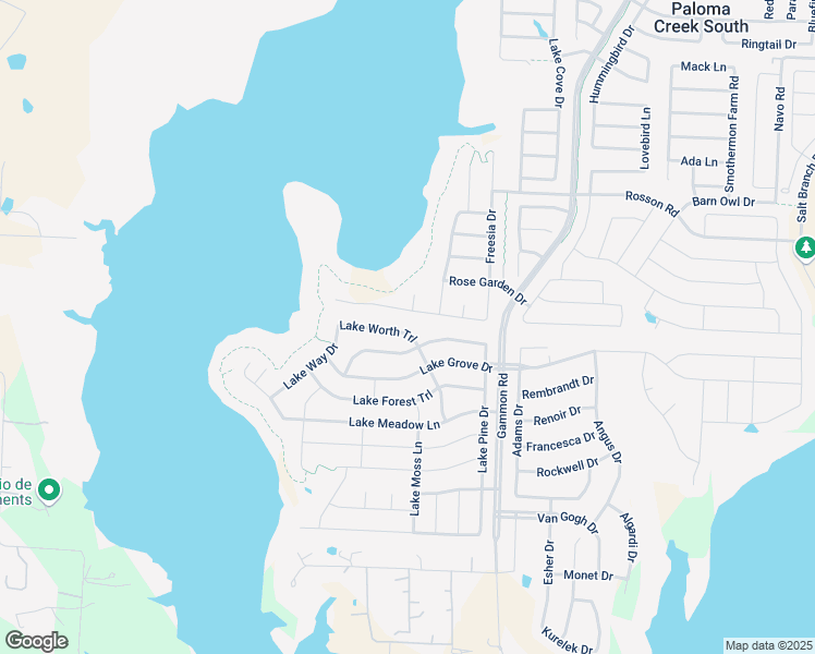 map of restaurants, bars, coffee shops, grocery stores, and more near 925 Lake Worth Trail in Little Elm