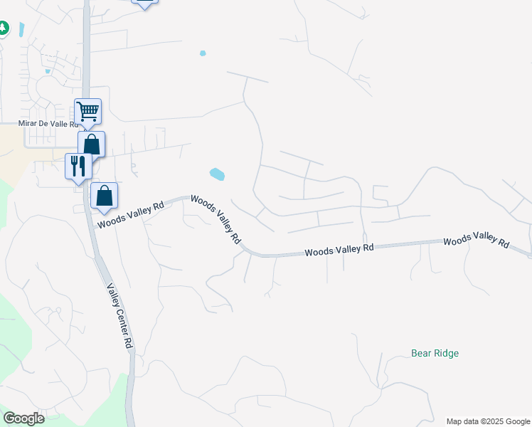 map of restaurants, bars, coffee shops, grocery stores, and more near 27388 Saint Andrews Lane in Valley Center