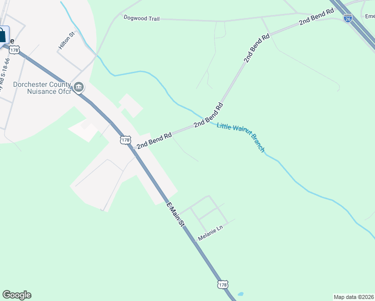 map of restaurants, bars, coffee shops, grocery stores, and more near 176 2nd Bend Road in Harleyville