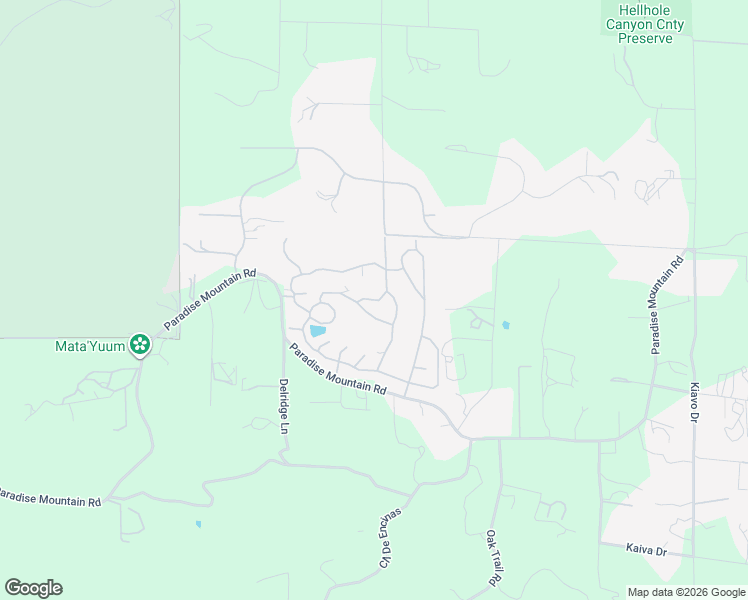 map of restaurants, bars, coffee shops, grocery stores, and more near Ginty Way in Valley Center