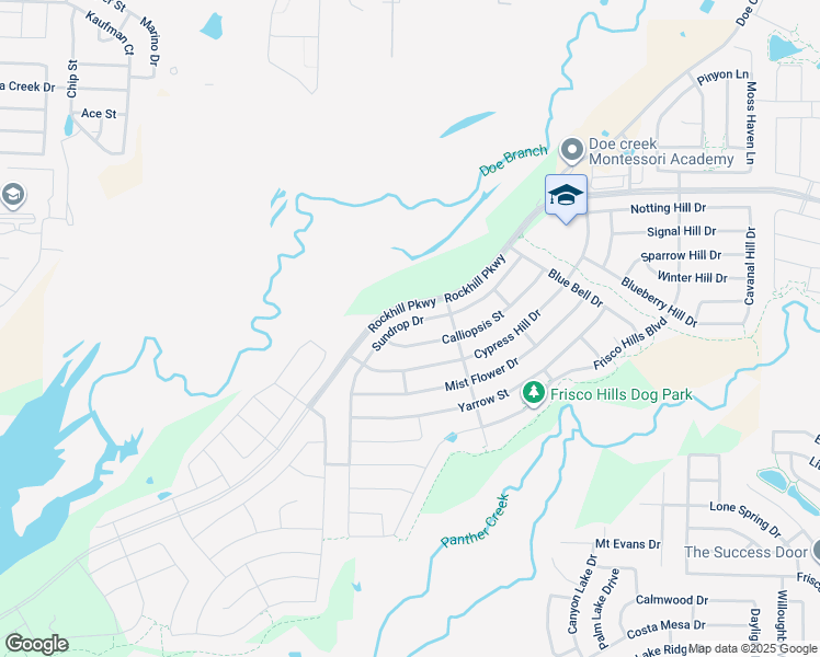 map of restaurants, bars, coffee shops, grocery stores, and more near 741 Sundrop Drive in Little Elm