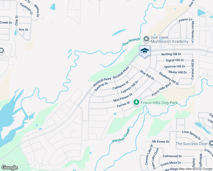map of restaurants, bars, coffee shops, grocery stores, and more near 741 Sundrop Drive in Little Elm