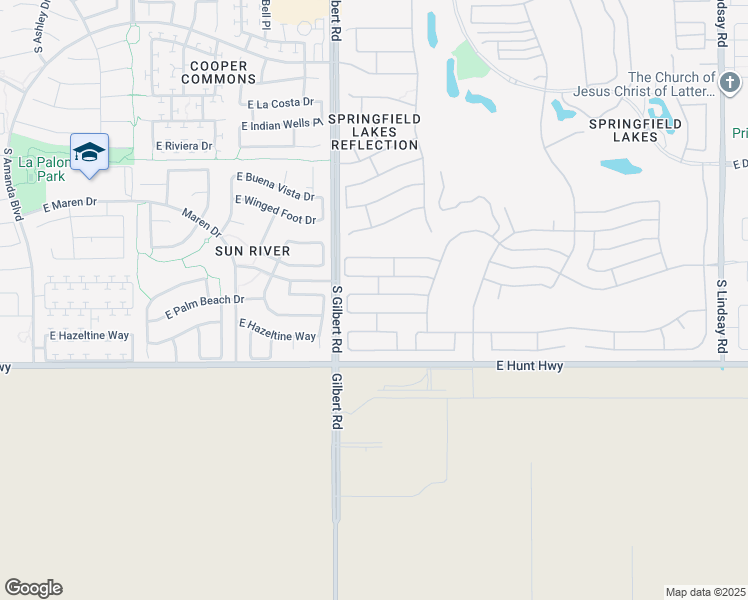 map of restaurants, bars, coffee shops, grocery stores, and more near 3065 East Firestone Drive in Chandler