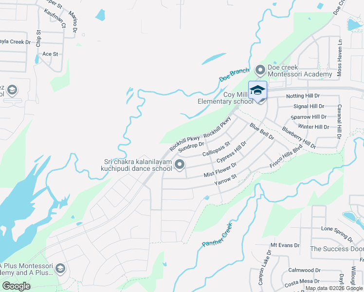 map of restaurants, bars, coffee shops, grocery stores, and more near 741 Sundrop Drive in Little Elm