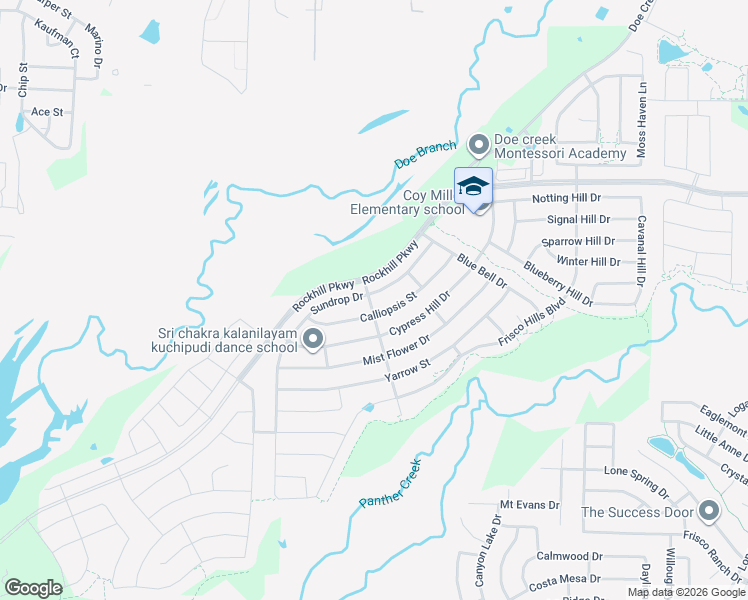 map of restaurants, bars, coffee shops, grocery stores, and more near 645 Sundrop Drive in Little Elm