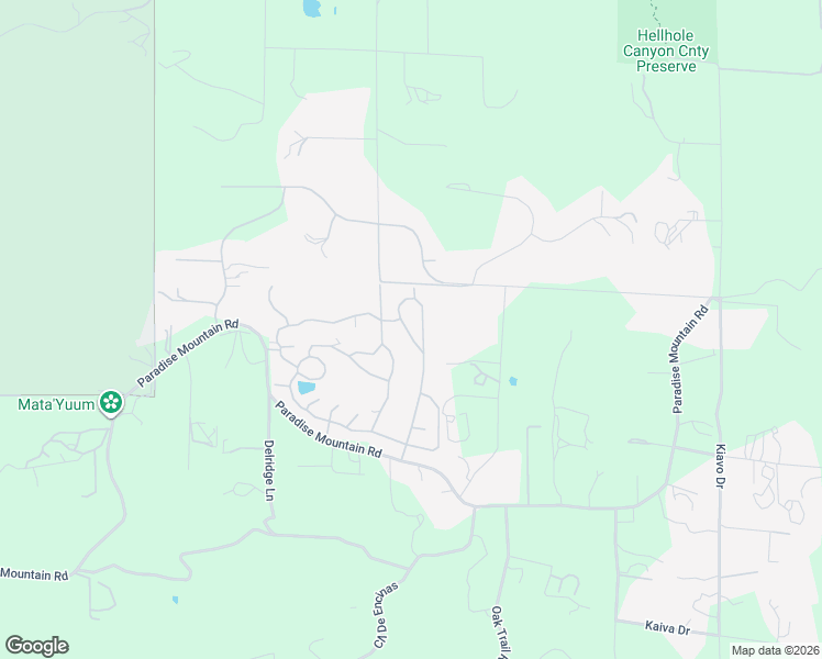 map of restaurants, bars, coffee shops, grocery stores, and more near Skyline Terrace in Valley Center
