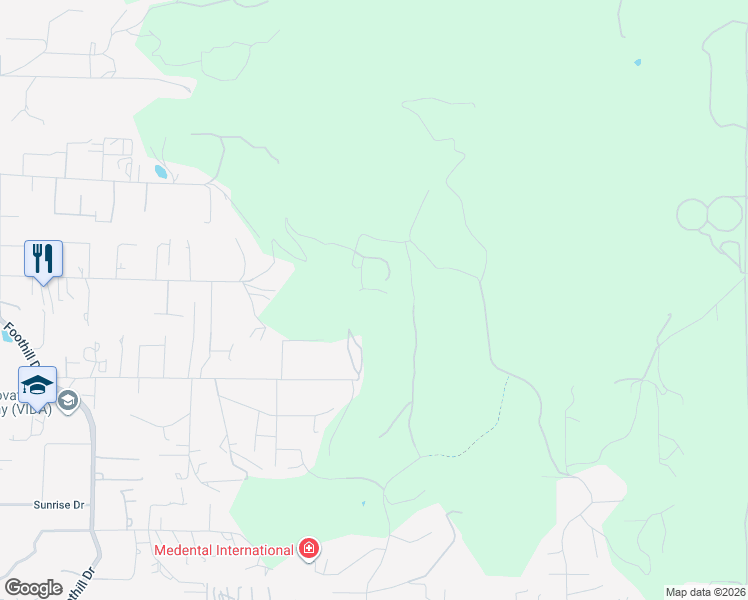 map of restaurants, bars, coffee shops, grocery stores, and more near 2909 Deeb Court in Vista